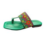 Kolhapuri Chappal Thong Slippers – Hand Embroidered - Image 3