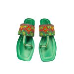 Kolhapuri Chappal Thong Slippers – Hand Embroidered - Image 2