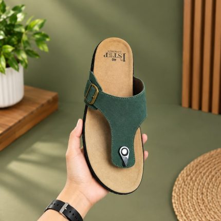 Classic T-strap thong design that flatters every outfit Cushioned footbed for supportive, all-day comfort Lightweight EVA sole for a soft, bouncy step Man-made suede leather upper that’s stylish and easy to care for Dirt-resistant dark brown finish that stays looking fresh Slip-on convenience for effortless wear
