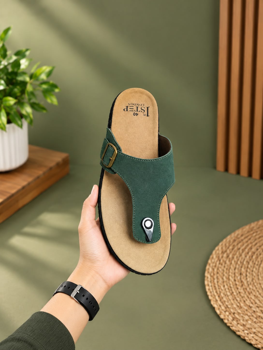 Maibulun T-Strap Sandals: 6 Comfort Features You’ll Love Classic T-strap thong design that flatters every outfit Cushioned footbed for supportive, all-day comfort Lightweight EVA sole for a soft, bouncy step Man-made suede leather upper that’s stylish and easy to care for Dirt-resistant dark brown finish that stays looking fresh Slip-on convenience for effortless wear